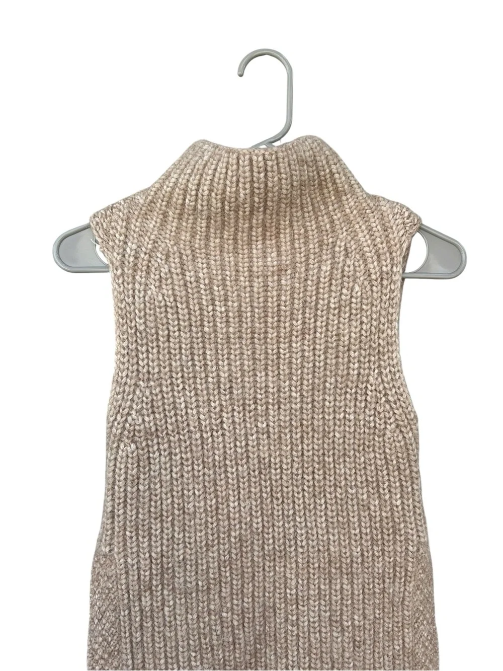 Aritzia Wilfred Durandal Sleeveless Mockneck Sweater - Size XXS - Italian Wool